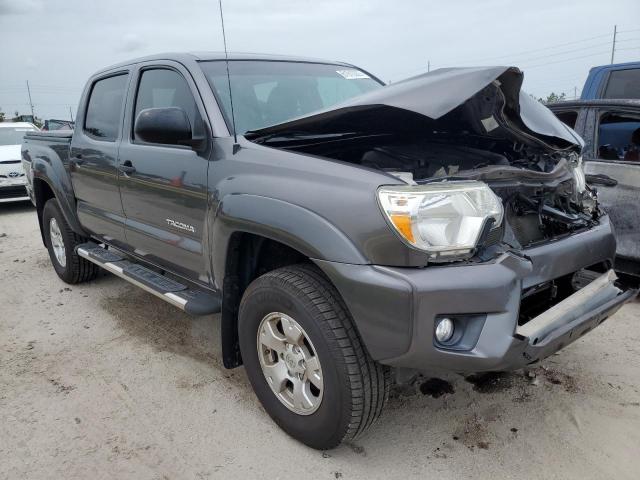 5TFJU4GN5EX061053 - 2014 TOYOTA TACOMA DOUBLE CAB PRERUNNER GRAY photo 4