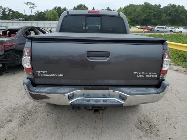 5TFJU4GN5EX061053 - 2014 TOYOTA TACOMA DOUBLE CAB PRERUNNER GRAY photo 6