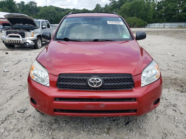 JTMBD33V186073893 - 2008 TOYOTA RAV4 RED photo 5