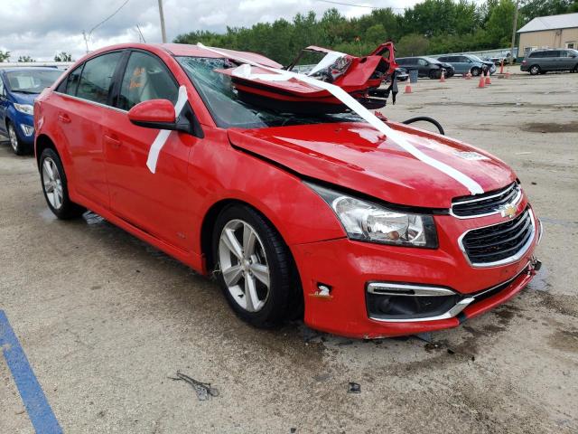 1G1PE5SB8F7109875 - 2015 CHEVROLET CRUZE LT RED photo 4