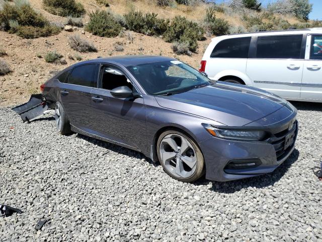 1HGCV2F9XJA024805 - 2018 HONDA ACCORD TOURING GRAY photo 4