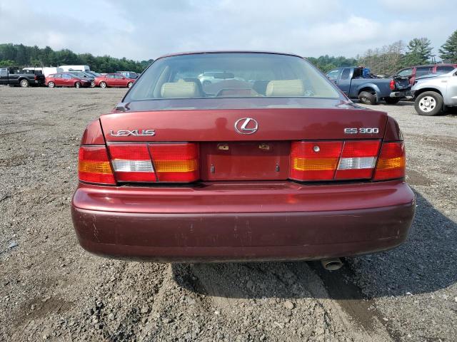 JT8BF28G9X5060293 - 1999 LEXUS ES 300 BURGUNDY photo 6