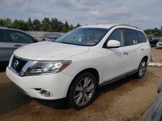 5N1AR2MN4DC663213 - 2013 NISSAN PATHFINDER S WHITE photo 1