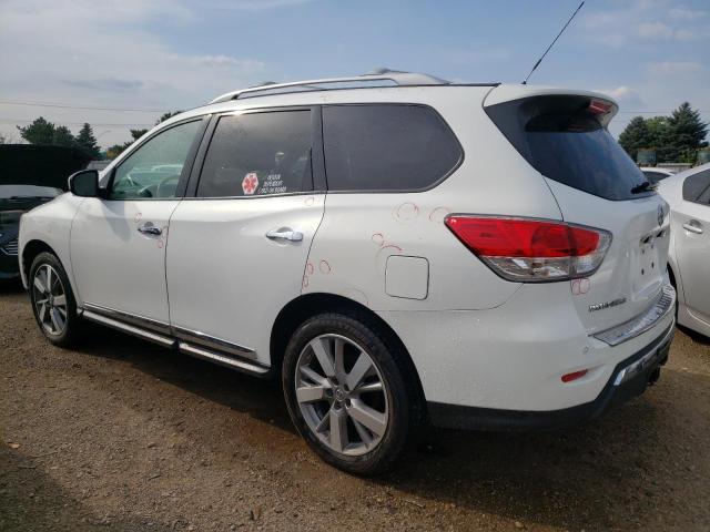 5N1AR2MN4DC663213 - 2013 NISSAN PATHFINDER S WHITE photo 2