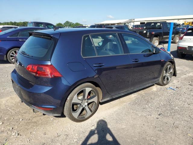 3VW5T7AU0FM063237 - 2015 VOLKSWAGEN GTI BLUE photo 3