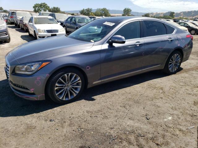 KMHGN4JE0FU078888 - 2015 HYUNDAI GENESIS 3.8L GRAY photo 1