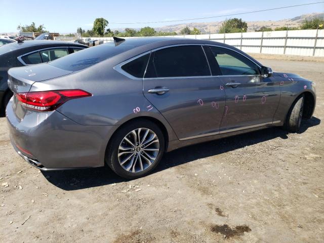 KMHGN4JE0FU078888 - 2015 HYUNDAI GENESIS 3.8L GRAY photo 3