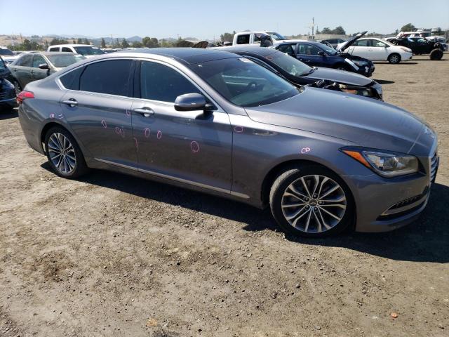 KMHGN4JE0FU078888 - 2015 HYUNDAI GENESIS 3.8L GRAY photo 4