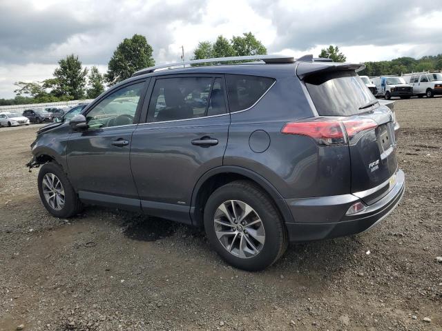 JTMRJREVXJD206255 - 2018 TOYOTA RAV4 HV LE GRAY photo 2