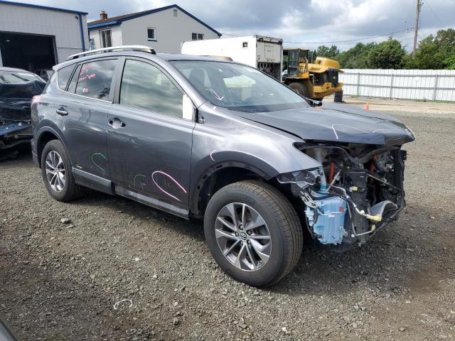 JTMRJREVXJD206255 - 2018 TOYOTA RAV4 HV LE GRAY photo 4