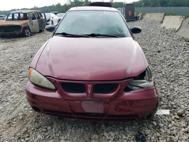 1G2NF52E64M526579 - 2004 PONTIAC GRAND AM SE1 BURGUNDY photo 5