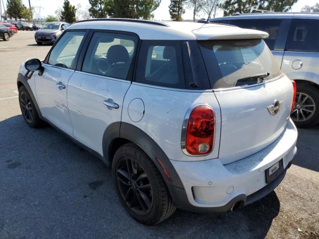 WMWZC3C59DWP22803 - 2013 MINI COOPER S COUNTRYMAN WHITE photo 2