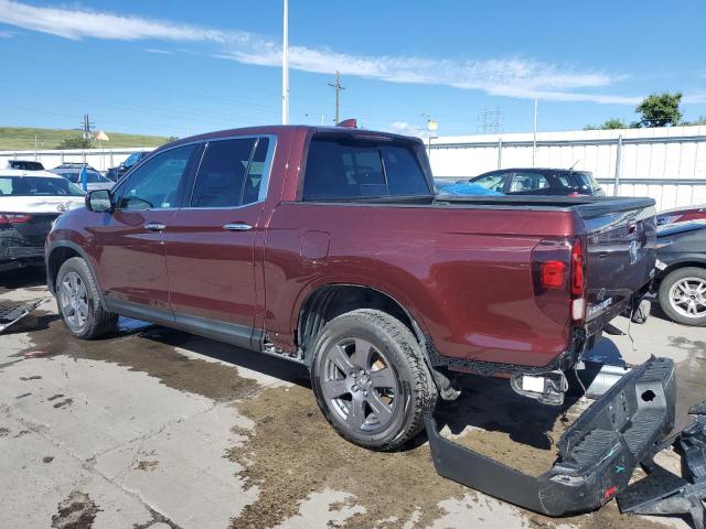 5FPYK3F79LB016570 - 2020 HONDA RIDGELINE RTL MAROON photo 2