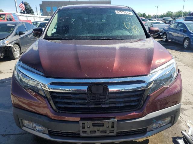 5FPYK3F79LB016570 - 2020 HONDA RIDGELINE RTL MAROON photo 5