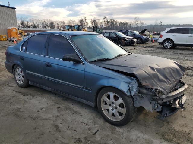 1HGEJ6678WL007667 - 1998 HONDA CIVIC LX TEAL photo 4