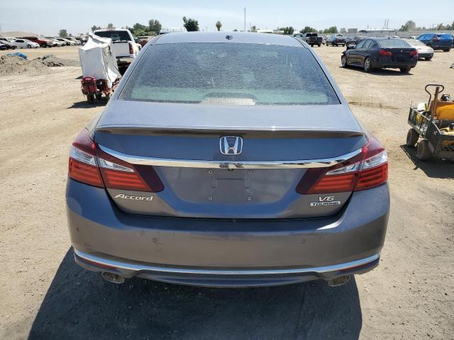 1HGCR3F94GA032966 - 2016 HONDA ACCORD TOURING GRAY photo 6