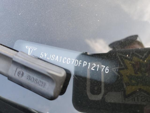 5YJSA1CG7DFP12176 - 2013 TESLA MODEL S Սպիտակ լուսանկար 12