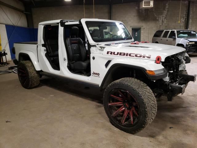 1C6JJTBM8ML557804 - 2021 JEEP GLADIATOR RUBICON WHITE photo 4