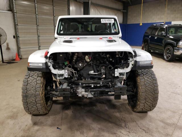 1C6JJTBM8ML557804 - 2021 JEEP GLADIATOR RUBICON WHITE photo 5