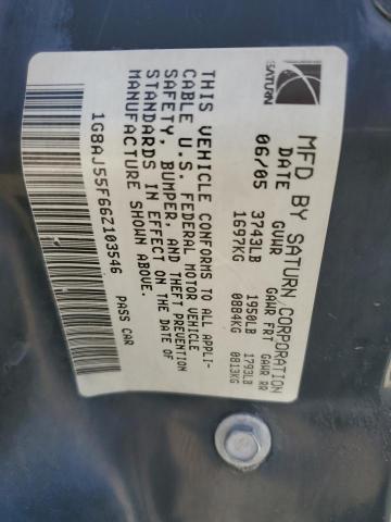 1G8AJ55F66Z103546 - 2006 SATURN ION LEVEL 2 灰色 照片 13