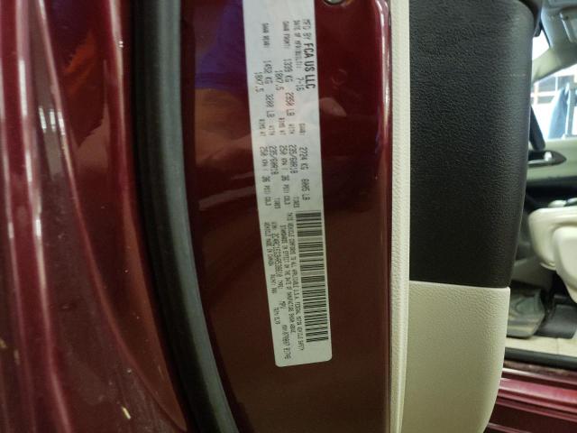 2C4RC1EG3HR538610 - 2017 CHRYSLER PACIFICA TOURING L PLUS RED photo 13