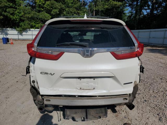 5J6RW1H91HL000849 - 2017 HONDA CR-V TOURING WHITE photo 6