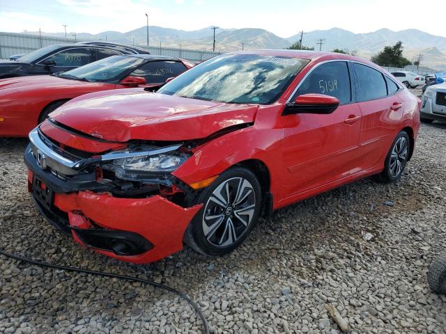 JHMFC1F48JX003348 - 2018 HONDA CIVIC EX RED photo 1