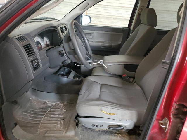1D7HE48N06S641079 - 2006 DODGE DAKOTA QUAD SLT 红色 照片 7