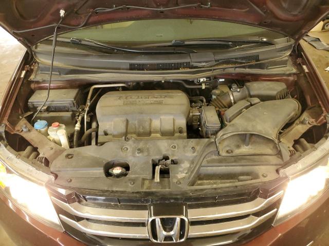 5FNRL5H66GB134706 - 2016 HONDA ODYSSEY EXL BURGUNDY photo 12