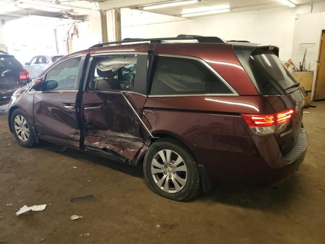 5FNRL5H66GB134706 - 2016 HONDA ODYSSEY EXL BURGUNDY photo 2