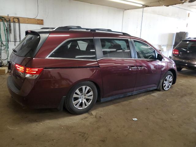 5FNRL5H66GB134706 - 2016 HONDA ODYSSEY EXL BURGUNDY photo 3