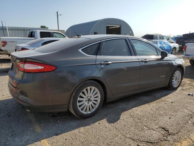 3FA6P0LU1FR136933 - 2015 FORD FUSION SE HYBRID CHARCOAL photo 3