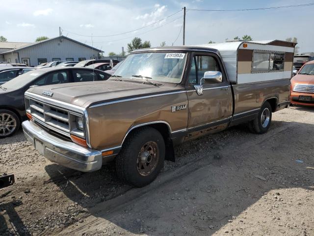 1B7HD14W7JS720347 - 1988 DODGE D-SERIES D150 BROWN photo 1