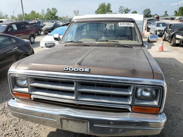 1B7HD14W7JS720347 - 1988 DODGE D-SERIES D150 BROWN photo 5