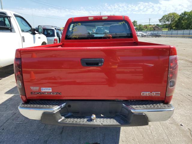 1GTCS138X68220979 - 2006 GMC CANYON RED photo 6