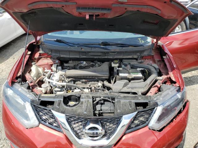 KNMAT2MV9GP688675 - 2016 NISSAN ROGUE S MAROON photo 12