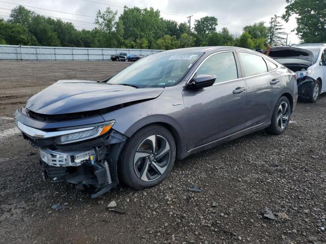 19XZE4F55ME011236 - 2021 HONDA INSIGHT EX GRAY photo 1