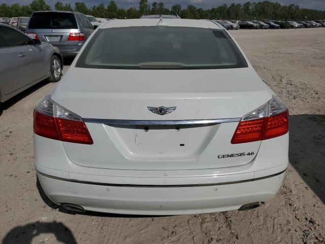 KMHGC4DF0BU132470 - 2011 HYUNDAI GENESIS 4.6L WHITE photo 6