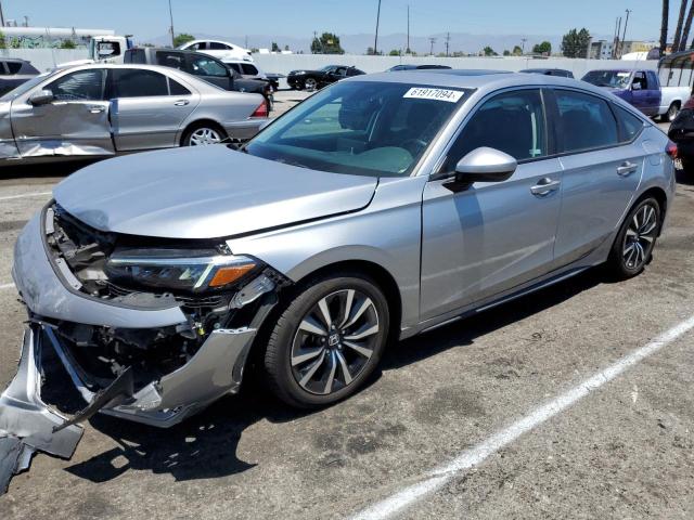 19XFL1H78NE015790 - 2022 HONDA CIVIC EXL ვერცხლისფერი ფოტო 1