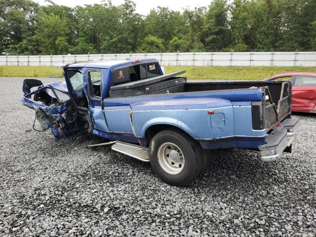 1FTJX35F6TEA45031 - 1996 FORD F350 BLUE photo 2