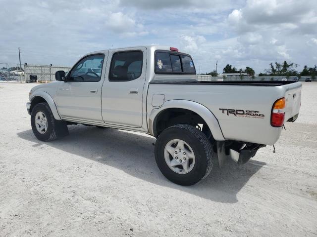 5TEGN92N22Z133004 - 2002 TOYOTA TACOMA DOUBLE CAB PRERUNNER SILVER photo 2
