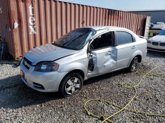 KL1TD56617B127310 - 2007 CHEVROLET AVEO BASE SILVER photo 1