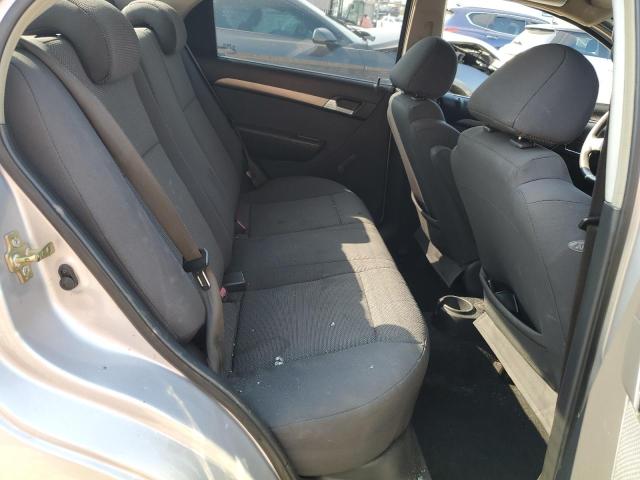 KL1TD56617B127310 - 2007 CHEVROLET AVEO BASE SILVER photo 10