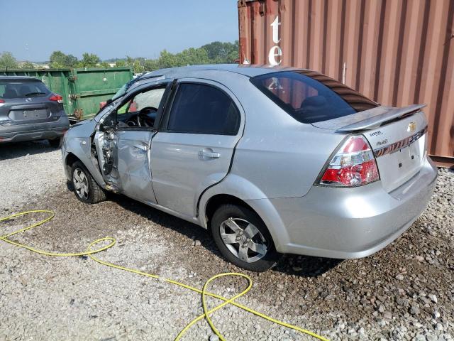 KL1TD56617B127310 - 2007 CHEVROLET AVEO BASE SILVER photo 2