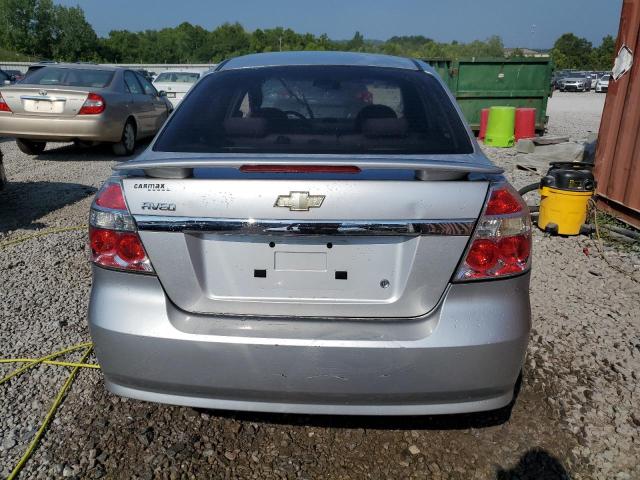 KL1TD56617B127310 - 2007 CHEVROLET AVEO BASE SILVER photo 6
