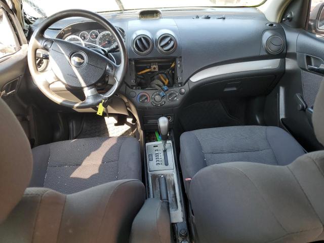 KL1TD56617B127310 - 2007 CHEVROLET AVEO BASE SILVER photo 8