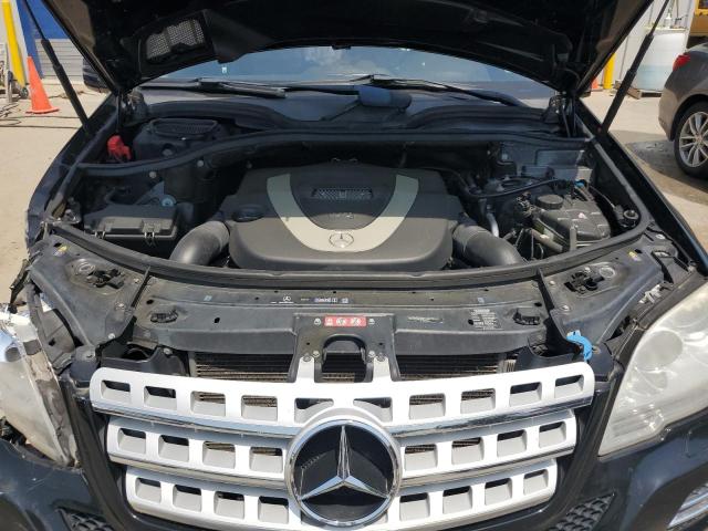 4JGBB8GB7BA716427 - 2011 MERCEDES-BENZ ML 350 4MATIC BLACK photo 12