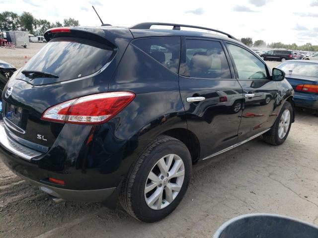 JN8AZ1MU6BW065680 - 2011 NISSAN MURANO S BLACK photo 3