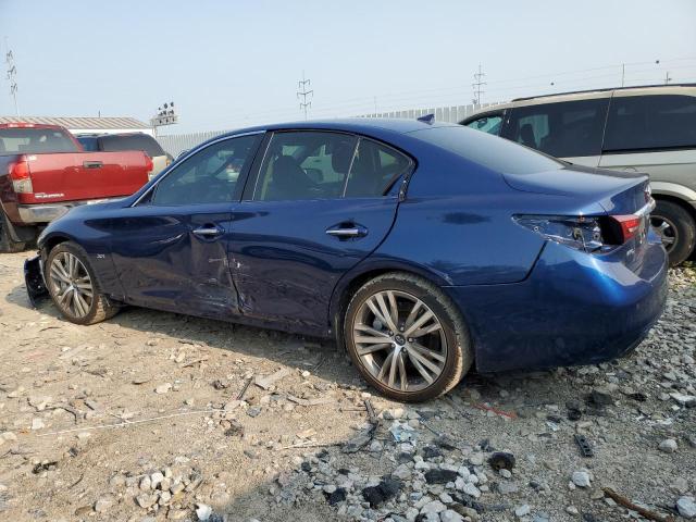 JN1EV7AR0KM559527 - 2019 INFINITI Q50 LUXE BLUE photo 2