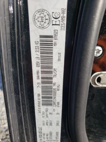 1C6RR7LM4KS668595 - 2019 RAM 1500 CLASS SLT შავი ფოტო 10